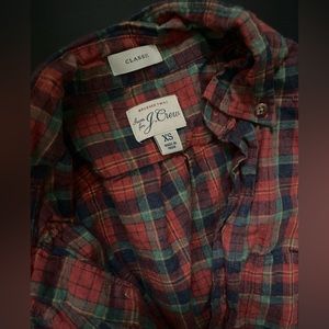 J Crew Brushed twill shirt Men XS